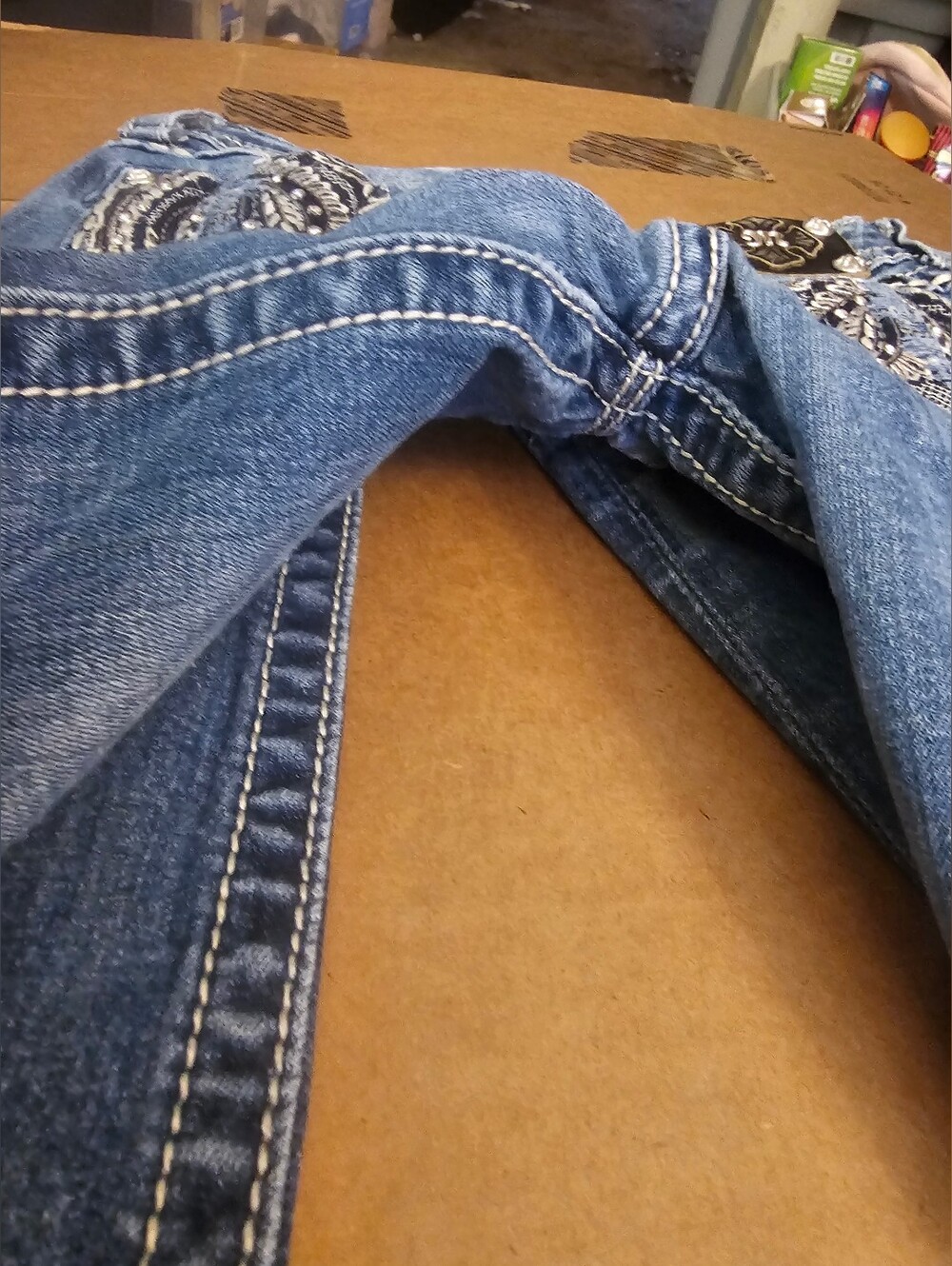 Miss Me Skinny Jeans Size 25x32 - Picture 8 of 8